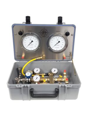 Air Control Box, 2 Diver,2HP/2LP,1 Reg.,Whips,FSW
