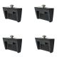 Kit, Panel Mount, Single Diver Pneumo Box,4 Pack