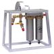 Filtration System, 2 Stage,S/S,Plumbed,Alum. Frame