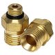 Adapter, Oxygen Male x3/8 -24 Male 1st Stage,O-Rin