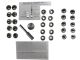 Kit, Snap Fastening,10 Sets,S/S,w/Tool & Base