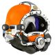 Helmet, SL-27,Orange,Stock Trim,Com. Posts,350