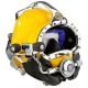 Helmet, KM-37,Yellow,Stock Trim,Com. Posts,350