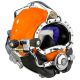 Helmet, KM-37,Orange,Stock,Com. Posts,350