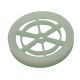 Body, Exhaust,Flapper Valve,White,Tri/Quad