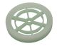 Body, Exhaust,Flapper Valve,White,Tri/Quad