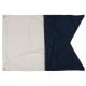 Flag, Alpha,3' x 5',Nylon,Blue & White