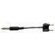 Adapter, Headphone,Black,1/4