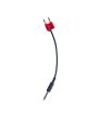 Adapter, Headphone,Red,1/4