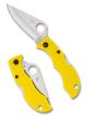 Knife, Spyderco, Yellow, Plain,Ladybug,2