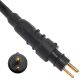 Connector, 2 Pin Male,W/P,18/2,600 Vt,SOOW,32