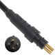 Connector, 4 Pin Male,W/P,16/4,300 Vt,SJOOW,36