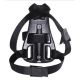 Back Pack, Scuba Tank,Cam & Softband,Black Plastic
