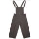 Overalls, Bib,1000 Denier Codura, Thigh Pockets,Bl